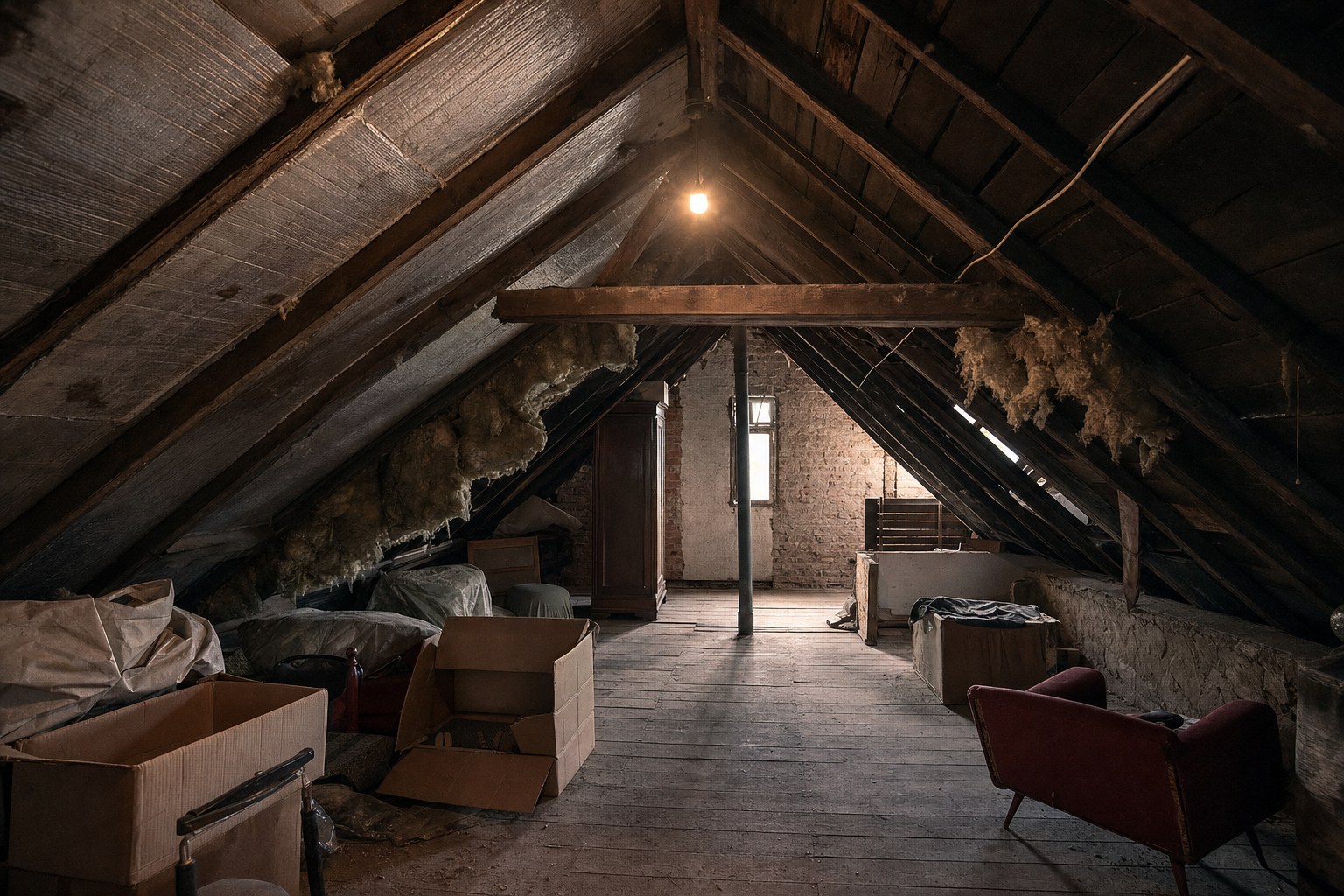Observatoire dans les combles — before